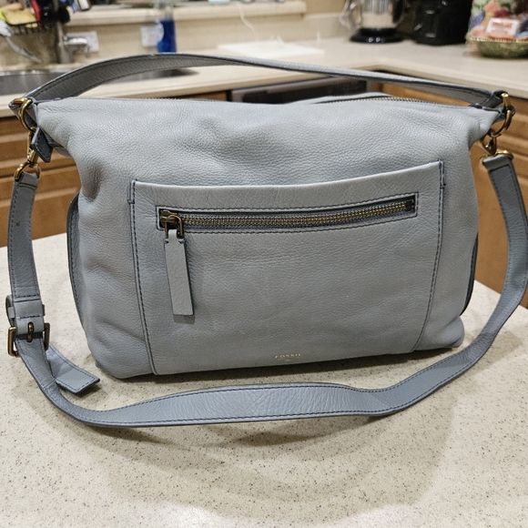 Fossil Handbag, Birds Egg Blue Handbag - Picture 1 of 5